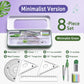 Green compass and ruler set with triangle rulers, protractor, and refill lead