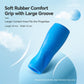 Blue soft rubber comfort grip for correction mechanical pencil, water-drop groove