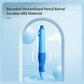 Blue correction mechanical pencil with rounded barrel inside display window