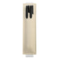 PU leather pen sleeve with two pen holders, beige