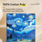 ENMY EvenHue sketchbook sample sheet with blue night sky landscape artwork