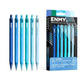 Set of blue acrylic fineliner gel pens with 0.7 mm tips, 6-pack