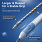 Blue cat-paw rocket-shaped posture-correct mechanical pencil with deep grip texture