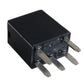 Black 5-pin relay with angled view showing five metal pins