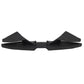 Motorcycle front spoiler downforce winglets, black aerodynamic side panels