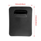 Engine access panel, dark textured plastic, recessed handle for access