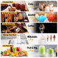 Shaved ice machine slush drink variety, including cola, alcohol, coffee, and milkshake