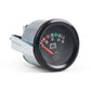 52mm analog pointer voltmeter with black bezel, red needle, and mounting bracket