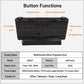 Mirror projection clock button diagram with projection, snooze, brightness and USB port