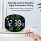 LED digital weather clock with green LED display and remote control
