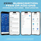 Mobile app screens for OBD2 codes and live data on smartphones