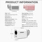White/gray mini magnetic golf rangefinder, front lens and buttons