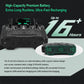 RC radio transmitter with internal battery compartment and detachable battery module