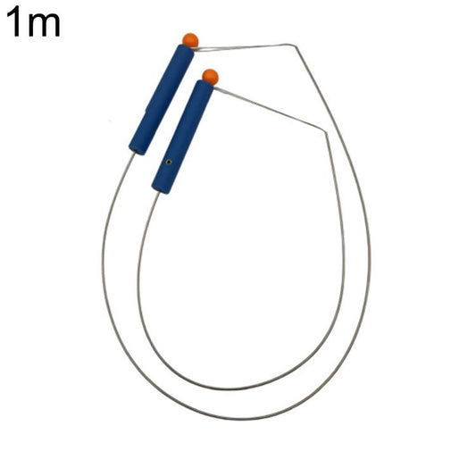 Car stereo removal wire puller, 1m, with blue handles, orange tips, and wire loops