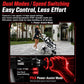 Electric golf push cart controls showing dual-speed switching handle and grip area.
