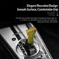 Palm-shaped gear shift knob with green resin finish on a car gear selector.