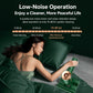 Green low-noise UV mattress vacuum with front brush head and grip handle