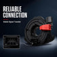 Steering wheel airbag clock spring spiral cable, black housing with red wiring connector