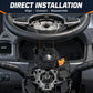 Steering wheel clock spring spiral cable module installed in steering column area