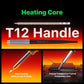 Soldering iron T12 handle and heating core diagram with element illustration