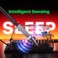 Soldering iron internal sensing diagram with glowing welding tip and base control
