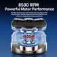 Electric shaver motor assembly with spinning inner blade unit illustration