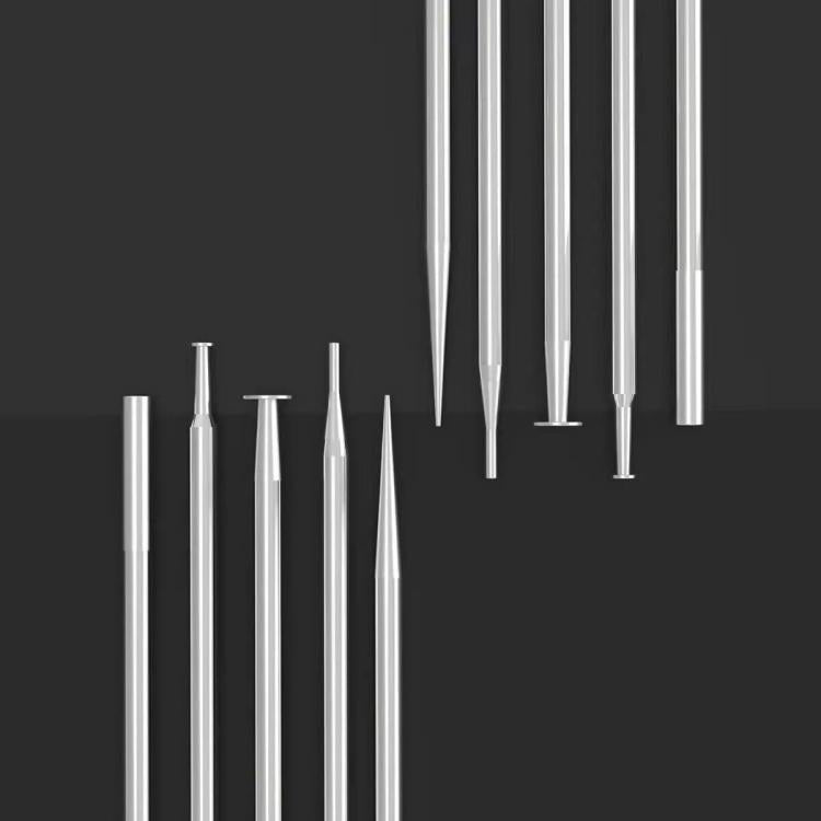 Replacement polish drill pen tips set showing multiple silver tip profiles