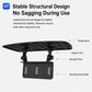 Black screen sunshade with stable support arms and mounting clamp plate
