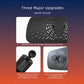 Car AC vent wind deflector showing honeycomb-style matrix and 360° pivot ball joint