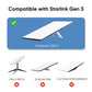 Silicone protective case compatibility graphic with satellite dish illustrations