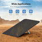 Black silicone protective case with textured surface and angled support stand