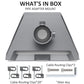 V3 adapter base kit with cable routing clips and Allen key