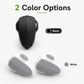 Two child-proof oven door lock safety latches in black and white/gray colors