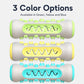 Color options dog chew teething stick set: green, yellow, and blue with nubs