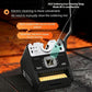 All-in-one soldering iron cleaning station with induction port and dual brush slot