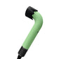 Matcha green silicone shockproof protective case with black top guard and vented grip