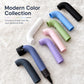Set of silicone shockproof hair dryer protective cases in multiple colors, including black and blue