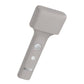 Grey silicone protective cover for electric shaver, with two button openings