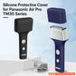 Silicone protective covers in black and blue for Panasonic Air Pro electric shaver