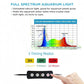 Aquarium LED light remote with timing modes display: 3H, 6H, and 12H