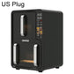 ORVICA double-drawer air fryer with US plug, black body, digital touch control panel