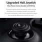 Black N64 Bluetooth controller joystick with textured cap detail