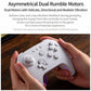 White N64 Bluetooth game controller held in hands with visible button controls