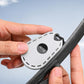 Matte silver windshield wiper rubber restorer tool with black icon and repair blade