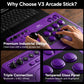 8BitDo Arcade Stick V3 Bluetooth Wired Wireless Tri-Mode Gaming Controller