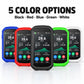 Set of silicone GPS covers in black, red, blue, green, and white