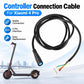 Controller connection cable for Xiaomi 4 Pro, black with 5-pin plug and round blue interface