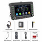 Car MP5 player kit with power cable, CANBUS decoder, WiFi/BT antenna, remote and manual