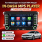 In-dash MP5 player stereo with 7-inch IPS touchscreen and app icon home screen