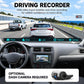 MP5 player stereo with optional dash camera view screen and car interior display